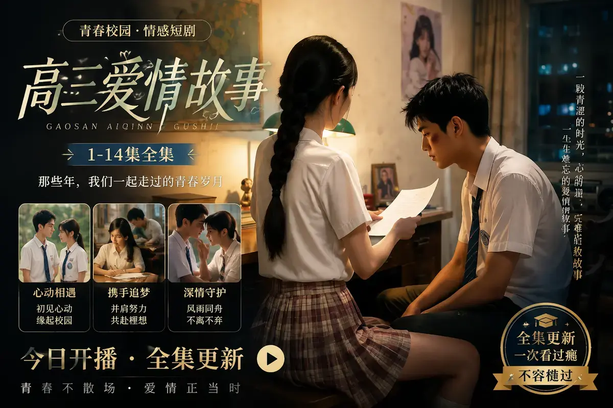 《AI短剧：B中爱情故事》18集全上线-未删减中字版资源下载-完整剧情梳理与IF线结局彩蛋-B中爱情故事黄果短剧全集